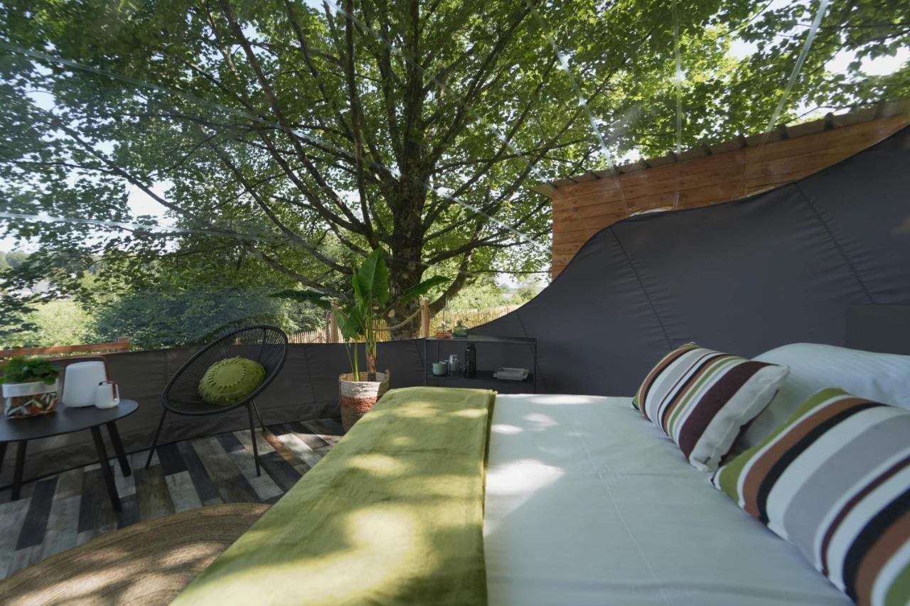 Bulles Odette & Ginette Et Tiny House Suzette "Au Guet Marais" Etape Insolite Paliseul Exterior foto