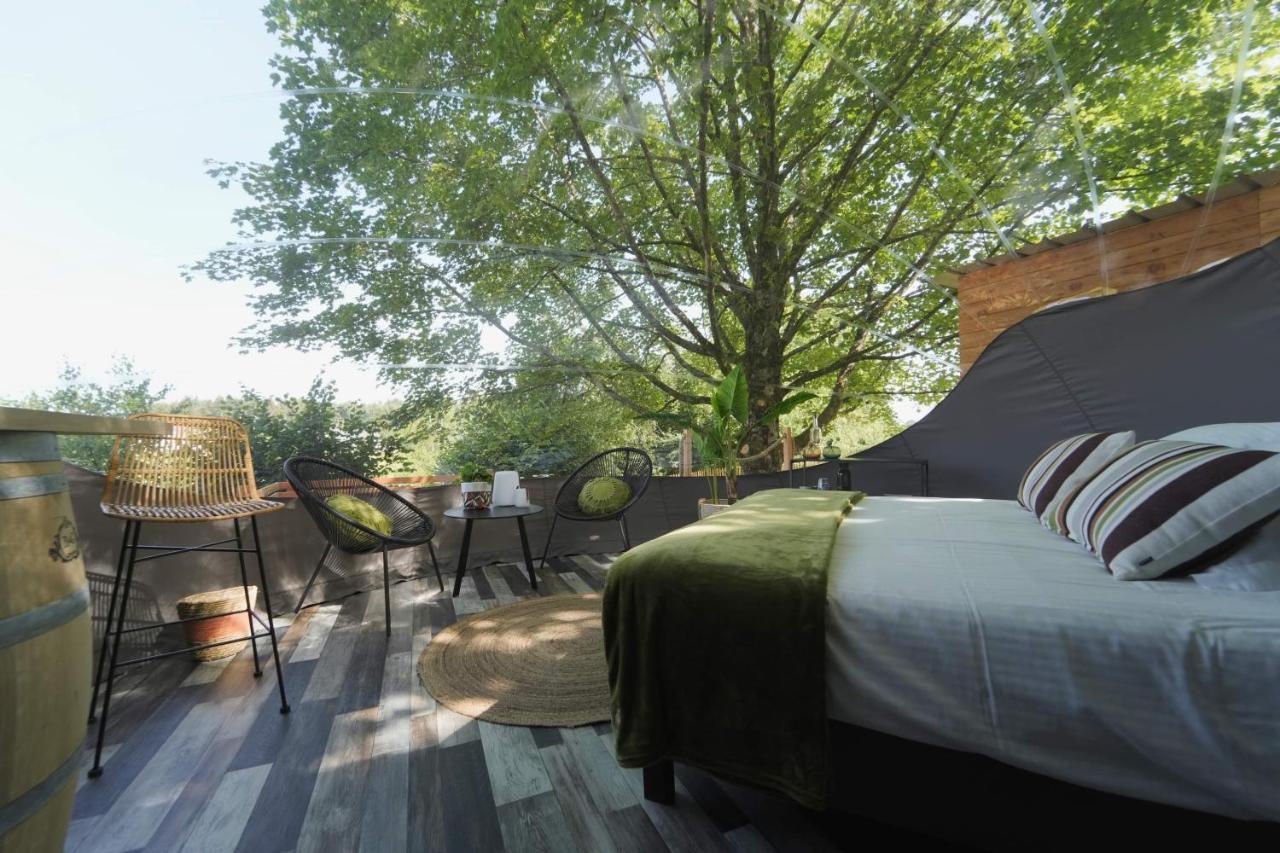 Bulles Odette & Ginette Et Tiny House Suzette "Au Guet Marais" Etape Insolite Paliseul Exterior foto